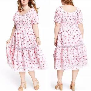 LoveShackFancy for Target Cosette Smocked Dress 3X